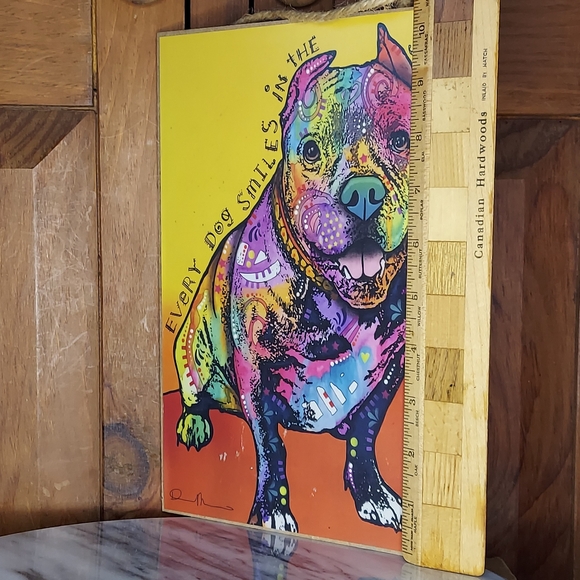 Dean Russo Wooden PitBull Sign C - Picture 5 of 10